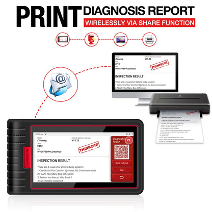 THINKCAR Thinkscan MAX 2 - Diagnostic OBD2 Ultra Précis pour Professionnels