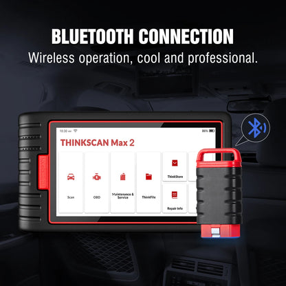 THINKCAR Thinkscan MAX 2 - Diagnostic OBD2 Ultra Précis pour Professionnels