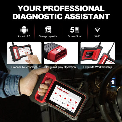 THINKCAR Thinkscan Plus – Diagnostic Auto Facile et Efficace pour Tous les Niveaux !